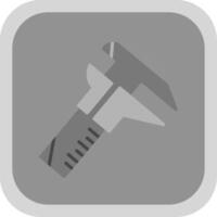 Caliper Flat round corner Icon Design vector