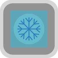 Ac Flat round corner Icon Design vector