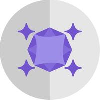 Sapphire Flat Scale Icon Design vector