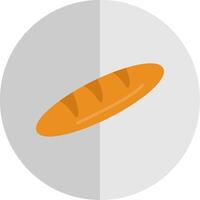 Baguette Flat Scale Icon Design vector