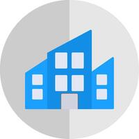 Apartments Flat Scale Icon Design vector