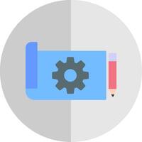 Prototyping Flat Scale Icon Design vector