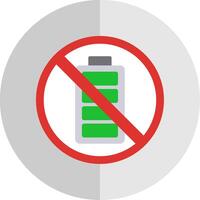 Prohibited Sign Flat Scale Icon Design vector