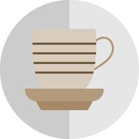 Cup Flat Scale Icon Design vector