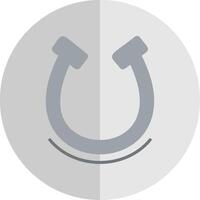 Horseshoe Flat Scale Icon Design vector