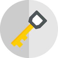 Key Flat Scale Icon Design vector