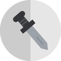 cuchillo plano escala icono diseño vector