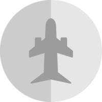 Plane Flat Scale Icon Design vector