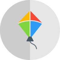 Kite Flat Scale Icon Design vector