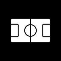 Table Football Glyph Inverted Icon Design vector