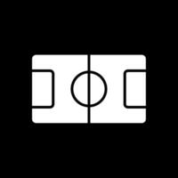 Table Football Glyph Inverted Icon Design vector