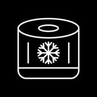 Air Filter Line Inverted Icon Design vector