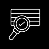 Soil Sampling Line Inverted Icon Design vector