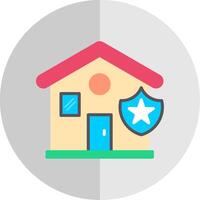 casa plano escala icono diseño vector