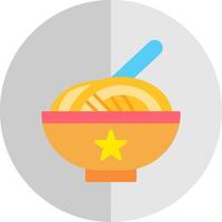 Spaghetti Flat Scale Icon Design vector