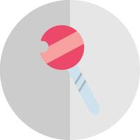 Lollipop Flat Scale Icon Design vector