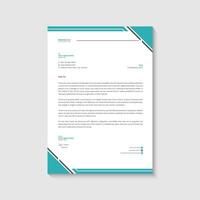 Business letterhead design template vector