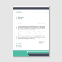 Business letterhead design template vector