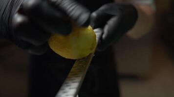 Chef Hands Grate Fresh Lemon Zest Juice video