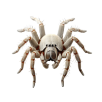 close up portrait of spider insect with transparent background, generated ai png