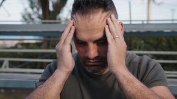 Man Does Head Massage For Headache video