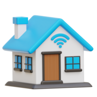 Smart Home 3d Illustration png