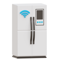 Smart Fridge 3d Illustration png