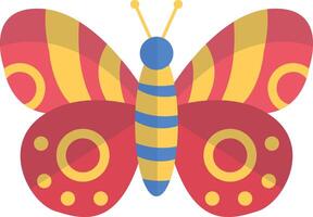 Adorable Butterfly Illustration with Cute Cartoon Style. with Beautiful Color Concept. vector