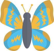 Adorable Butterfly Illustration with Cute Cartoon Style. with Beautiful Color Concept. vector