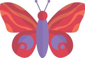 Adorable Butterfly Illustration with Cute Cartoon Style. with Beautiful Color Concept. vector
