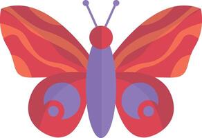 Adorable Butterfly Illustration with Cute Cartoon Style. with Beautiful Color Concept. vector