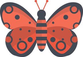Adorable Butterfly Illustration with Cute Cartoon Style. with Beautiful Color Concept. vector