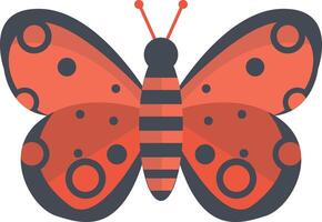 Adorable Butterfly Illustration with Cute Cartoon Style. with Beautiful Color Concept. vector