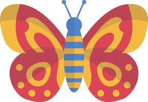 Adorable Butterfly Illustration with Cute Cartoon Style. with Beautiful Color Concept. vector