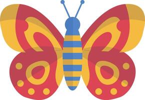 Adorable Butterfly Illustration with Cute Cartoon Style. with Beautiful Color Concept. vector