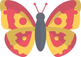 Adorable Butterfly Illustration with Cute Cartoon Style. with Beautiful Color Concept. vector
