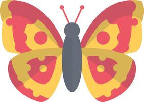 Adorable Butterfly Illustration with Cute Cartoon Style. with Beautiful Color Concept. vector