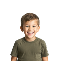 A little boy with a missing front tooth a dirt smudged face and a wide png