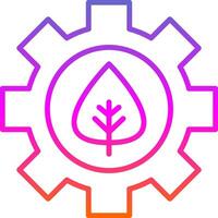 Offshore Platform Line Circle Sticker Icon vector
