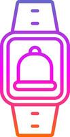 Notification Line Circle Sticker Icon vector