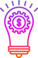 Solutions Line Circle Sticker Icon vector