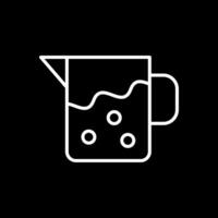 Pitcher Line Inverted Icon Design vector