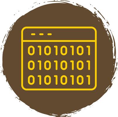 Website Codes Line Circle Sticker Icon
