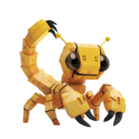 Cute scorpion cartoon AI-Generative png