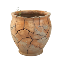 Pottery Vase Flowerpot Ceramic AI-Generative png