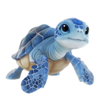 Ocean reptile animal turtle AI-Generative png