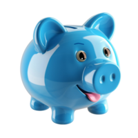 cerdito banco, ahorro, hocico ai-generativo png