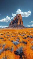 pintura de Desierto paisaje con río foto