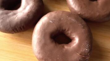 donuts in omwenteling net zo achtergrond video