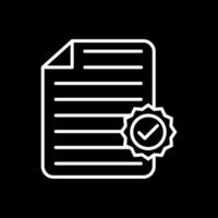 File Line Inverted Icon Design vector